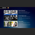 TV - 637H5/IP POE Indoor Surveillance IP Camera, 5.0MP CMOS Sensor, Support Motion Detection, P2P/ONVIF, 36 LED 20m IR Night Vision - Trustpick