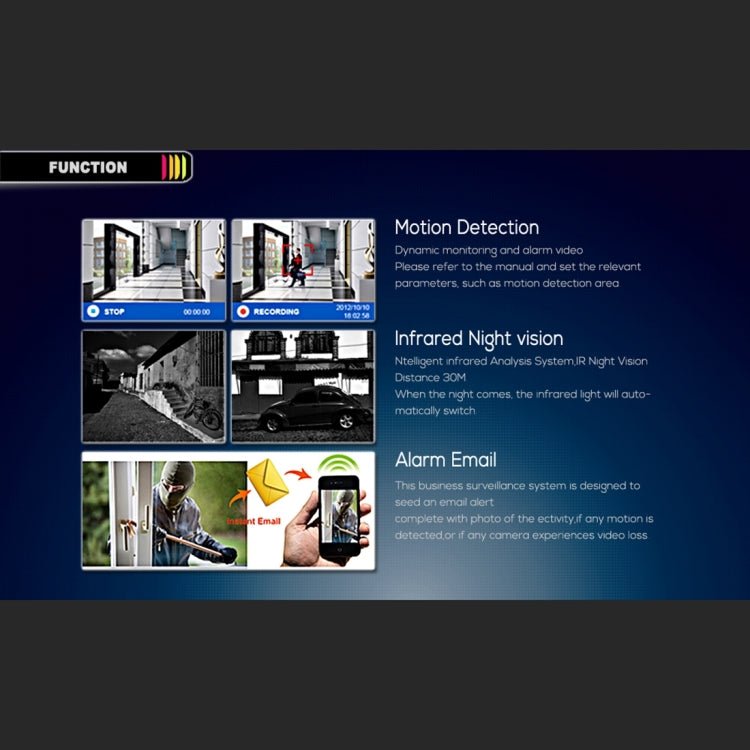 TV - 637H5/IP POE Indoor Surveillance IP Camera, 5.0MP CMOS Sensor, Support Motion Detection, P2P/ONVIF, 36 LED 20m IR Night Vision - Trustpick