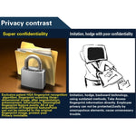 U160 3.0 inch Color Screen ZK Software Fingerprint Time Attendance with TCP/IP, USB Communication Office Time Attendance Clock - Trustpick