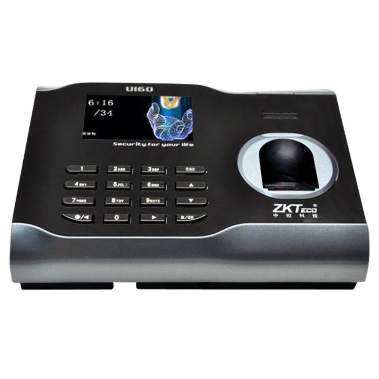 U160 3.0 inch Color Screen ZK Software Fingerprint Time Attendance with TCP/IP, USB Communication Office Time Attendance Clock - Trustpick