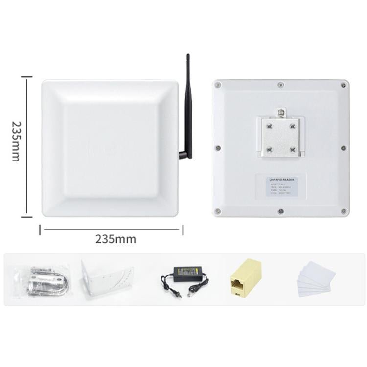 UHF Middle Range RFID Integrated Reader Identification Distance 0 - 5m, Style: Add WiFi Communication - Trustpick