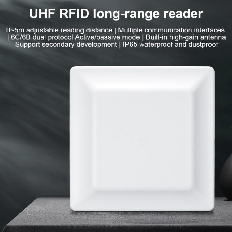 UHF Middle Range RFID Integrated Reader Identification Distance 0 - 5m, Style: Standard - Trustpick