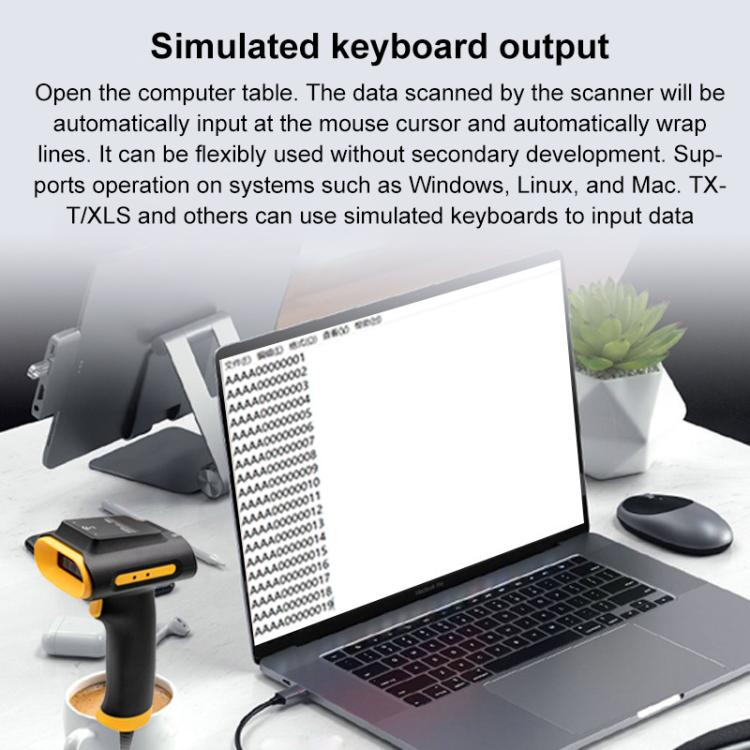 UHF RFID Handheld Card Reader Cash Register Settlement Scanner, Style: USB - Trustpick