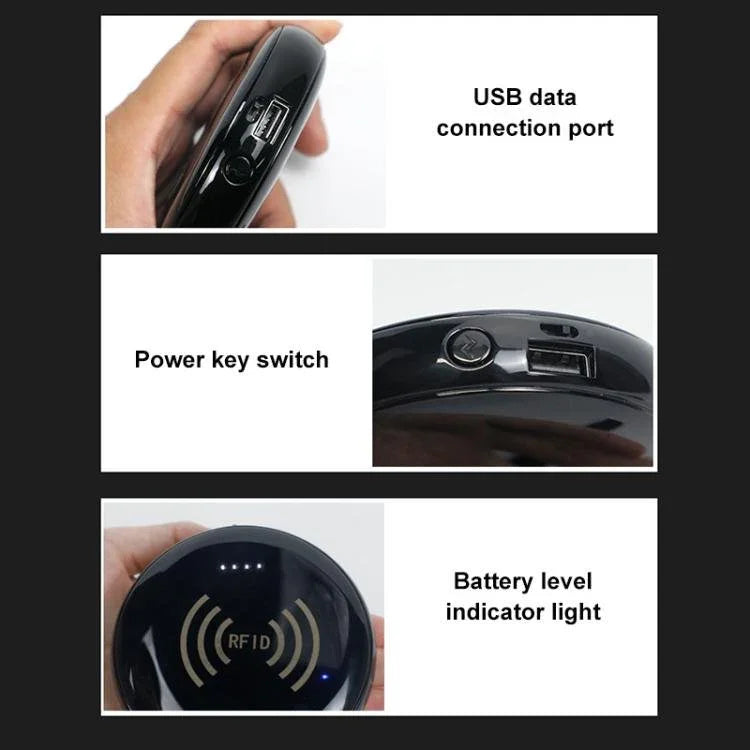 UHF RFID Handheld Portable Tag Bluetooth Reader - Trustpick