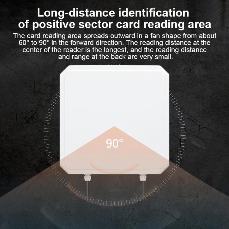 UHF RFID Long Range Integrated Reader with Built - in 9dBi Antenna, Style: Add WiFi Communication - Trustpick