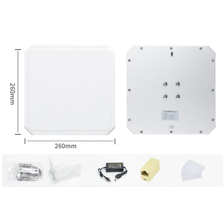 UHF RFID Long Range Integrated Reader with Built - in 9dBi Antenna, Style: Standard - Trustpick