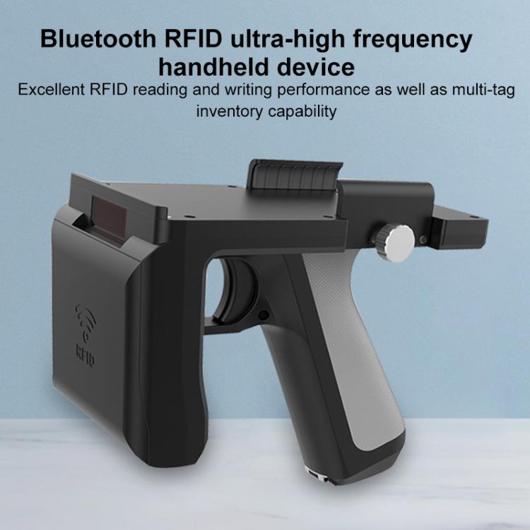 UHF RFID Radio Frequency High Performance Handheld Back Clip Bluetooth Communication Reader, Style: Bluetooth RFID Reader/Writer - Trustpick