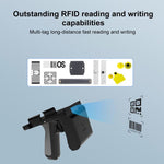 UHF RFID Radio Frequency High Performance Handheld Back Clip Bluetooth Communication Reader, Style: Bluetooth RFID Reading and Writing + One/Two - dimensional Code Scanning - Trustpick