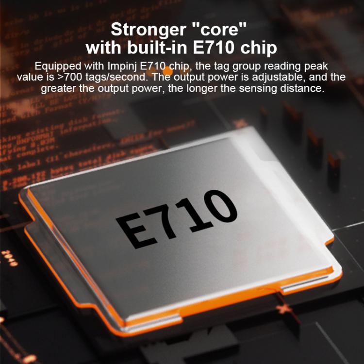 UHF RFID Reader Long Range Integrated Reader Writer With E710 Chip, Style: Add Power Over Ethernet - Trustpick