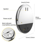 Ultra - slim Round Door / Window Alert Detect Vibration Sensor Alarm for Home Alarms Security - Trustpick