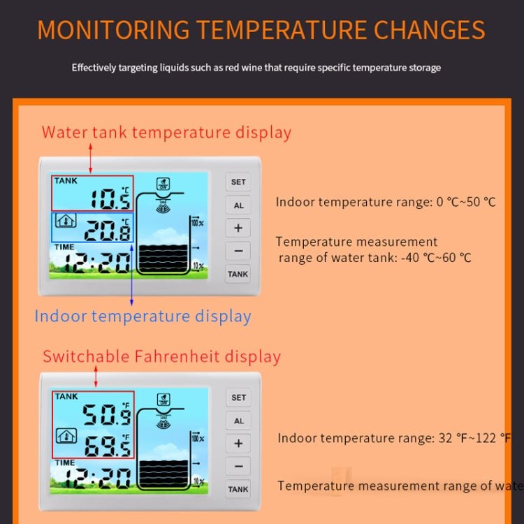 Underground Open Measurement Ultrasonic Liquid Level Meter - Trustpick