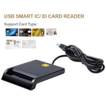 USB 2.0 IC Card / Bank Card / ID Card / SD Card Smart Reader - Trustpick