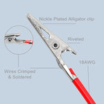 USB - A Male To 2 x Crocodile Clip Power Connection Extension Cable, Length: 0.5m - Trustpick