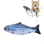 USB Charging Pet Simulation Fish Electric Cat Interactive Toy, Size：30cn - Trustpick