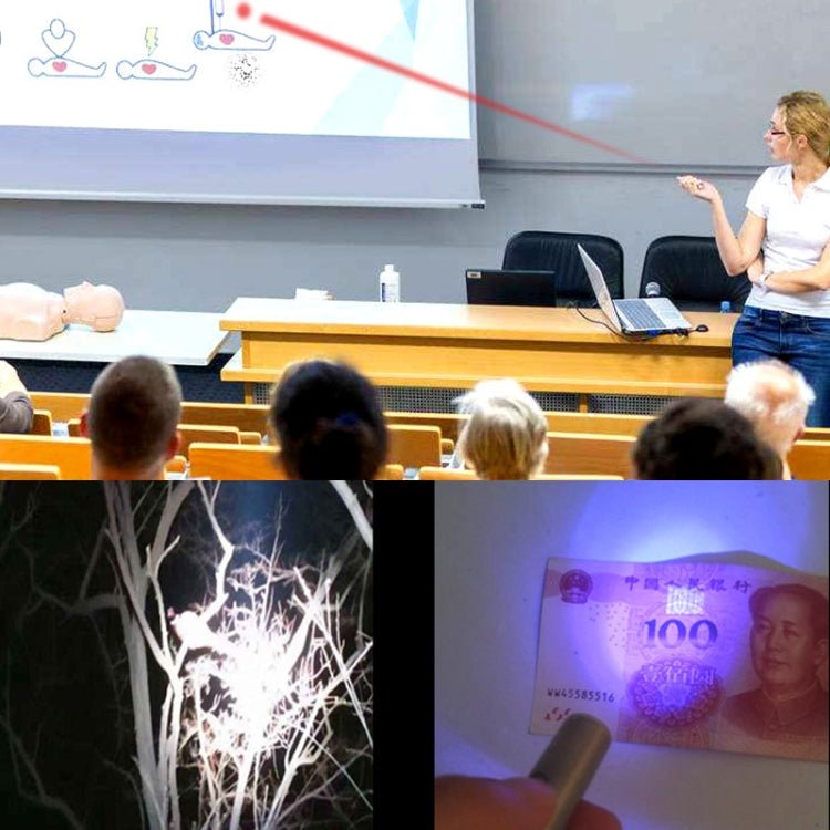 USB In - Line Flashlight Laser Pattern Funny Cat Stick Funny Cat Toy Pet Supplies - Trustpick