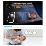 UU24 2.4 Inch Wireless Baby Monitor Camera Temperature Monitor 2 Way Audio VOX Lullaby - Trustpick