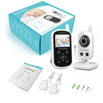 UU24 2.4 Inch Wireless Baby Monitor Camera Temperature Monitor 2 Way Audio VOX Lullaby - Trustpick