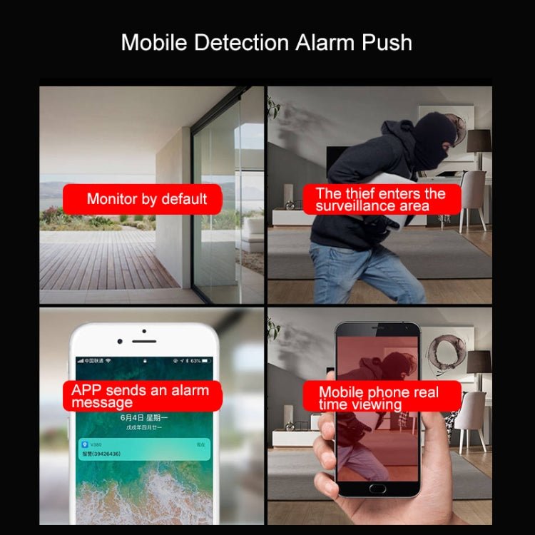V380 1080P Wireless Camera HD Night Vision Smart Wifi Mobile Phone Remote Housekeeping Shop Monitor - Trustpick