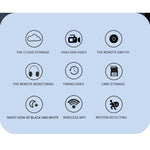 V380 A12 Mini 1080P Wireless Smart Camera Wifi Security Camera Night Vision Remote Home Small Surveillance Camera - Trustpick