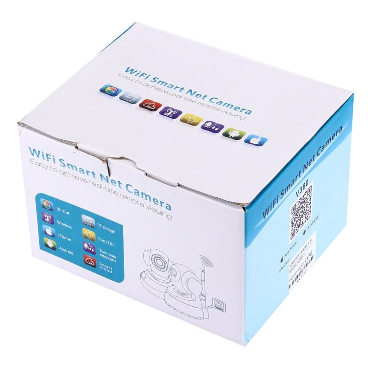 V380 HD 1280 x 720P 1.0MP 360 Degrees Rotatable IP Camera Wireless WiFi Smart Security Camera, Support TF Card, Two - way Voice - Trustpick