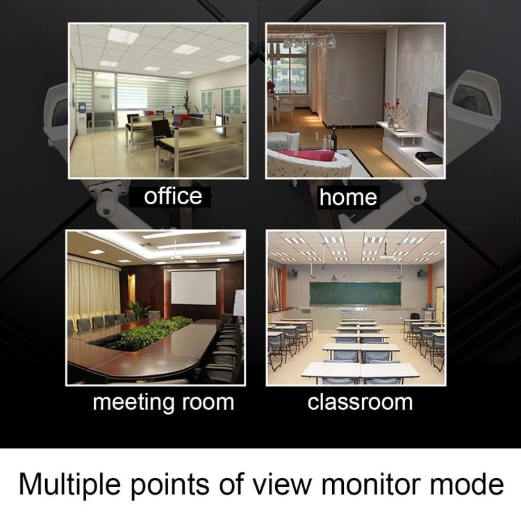 V380 HD 1280 x 720P 1.0MP 360 Degrees Rotatable IP Camera Wireless WiFi Smart Security Camera, Support TF Card, Two - way Voice - Trustpick