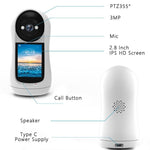 V5 3MP Home HD Full Color Two - Way Video Call Camera Support One - Click Call - Trustpick