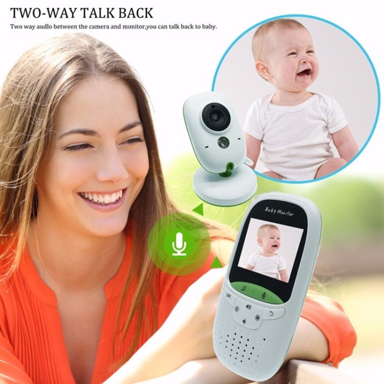 VB602 2.4 inch LCD 2.4GHz Wireless Surveillance Camera Baby Monitor, Support Two Way Talk Back, Night Vision - Trustpick