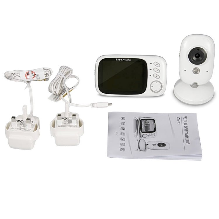 VB603 3.2 inch LCD 2.4GHz Wireless Surveillance Camera Baby Monitor, Support Two Way Talk Back, Night Vision - Trustpick
