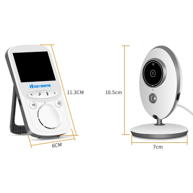 VB605 2.4 inch LCD 2.4GHz Wireless Surveillance Camera Baby Monitor, Support Two Way Talk Back, Night Vision - Trustpick