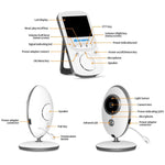 VB605 2.4 inch LCD 2.4GHz Wireless Surveillance Camera Baby Monitor, Support Two Way Talk Back, Night Vision - Trustpick