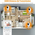 VB605 2.4 inch LCD 2.4GHz Wireless Surveillance Camera Baby Monitor, Support Two Way Talk Back, Night Vision - Trustpick