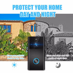 VESAFE HD 720P Security Camera Smart WiFi Video Doorbell Intercom, Support TF Card & Infrared Night Vision & Motion Detection App for IOS and Android - Trustpick