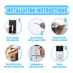 VESAFE HD 720P Security Camera Smart WiFi Video Doorbell Intercom, Support TF Card & Infrared Night Vision & Motion Detection App for IOS and Android - Trustpick