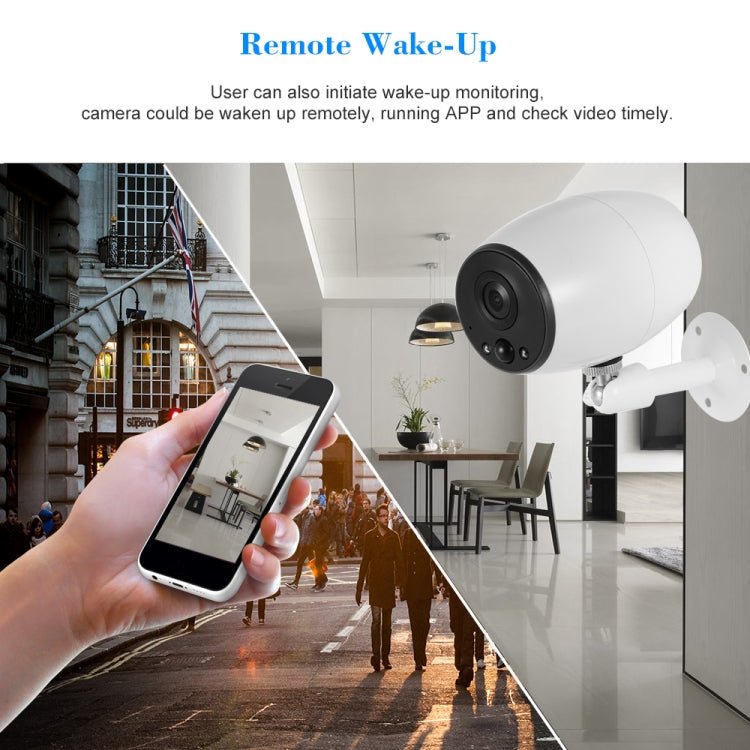 VESAFE VS - DC01 Security HD 720P Two - Way Audio Wireless Wifi IP Camera, Support Night Vision & PIR Detection & TF Card, IP54 Waterproof - Trustpick