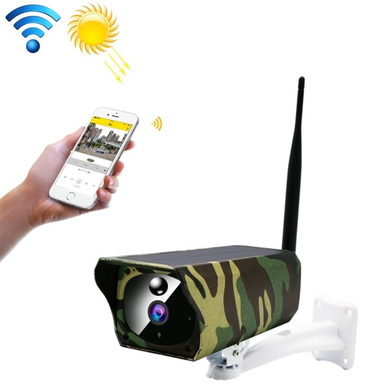 VESAFE VS - Y4 1080P HD Battery Solar WiFi IP Camera, Support PIR Motion Detection & Infrared Night Vision & TF Card(64GB Max) - Trustpick
