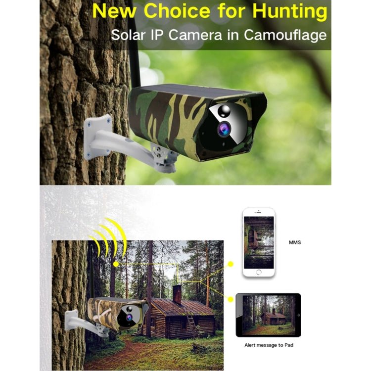 VESAFE VS - Y4 1080P HD Battery Solar WiFi IP Camera, Support PIR Motion Detection & Infrared Night Vision & TF Card(64GB Max) - Trustpick