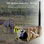 VESAFE VS - Y4 Maple Leaf Pattern 1080P HD Battery Solar WiFi IP Camera, Support PIR Motion Detection & Infrared Night Vision & TF Card(64GB Max) - Trustpick