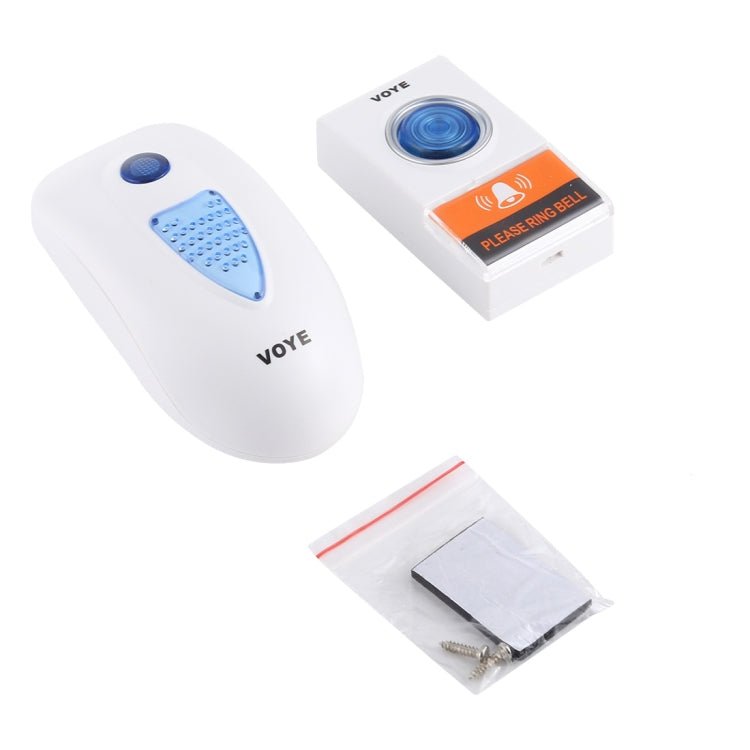 VOYE V003A Home Music Remote Control Wireless Doorbell with 38 Polyphony Sounds, US Plug - Trustpick