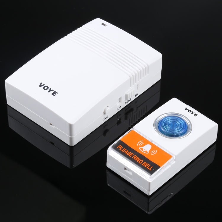 VOYE V005A Wireless Remote Doorbell with 38 Polyphony Sounds - Trustpick