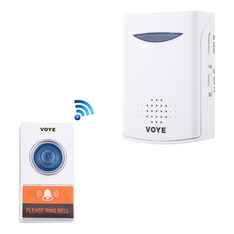 VOYE V006A Home Music Remote Control Wireless Doorbell with 38 Polyphony Sounds - Trustpick