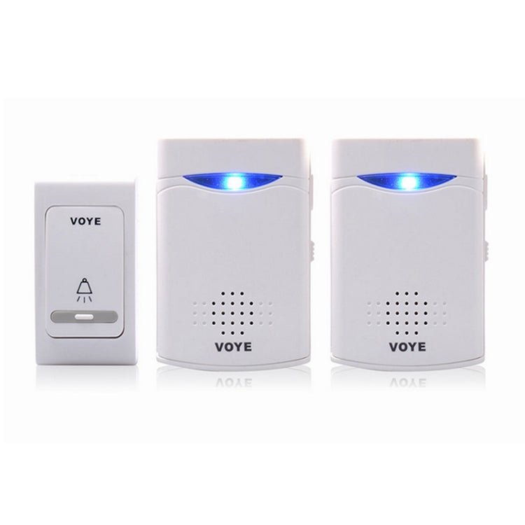 VOYE V006B2 Wireless Remote Control Chime Door Bell with Double - Receiver - Trustpick