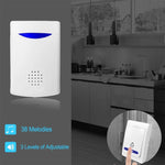 VOYE V006B2 Wireless Remote Control Chime Door Bell with Double - Receiver - Trustpick