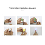 VOYE V008A Home Music Remote Control Wireless Doorbell with 38 Polyphony Sounds, US Plug - Trustpick