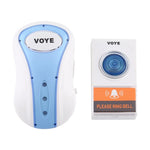 VOYE V008A Home Music Remote Control Wireless Doorbell with 38 Polyphony Sounds, US Plug - Trustpick