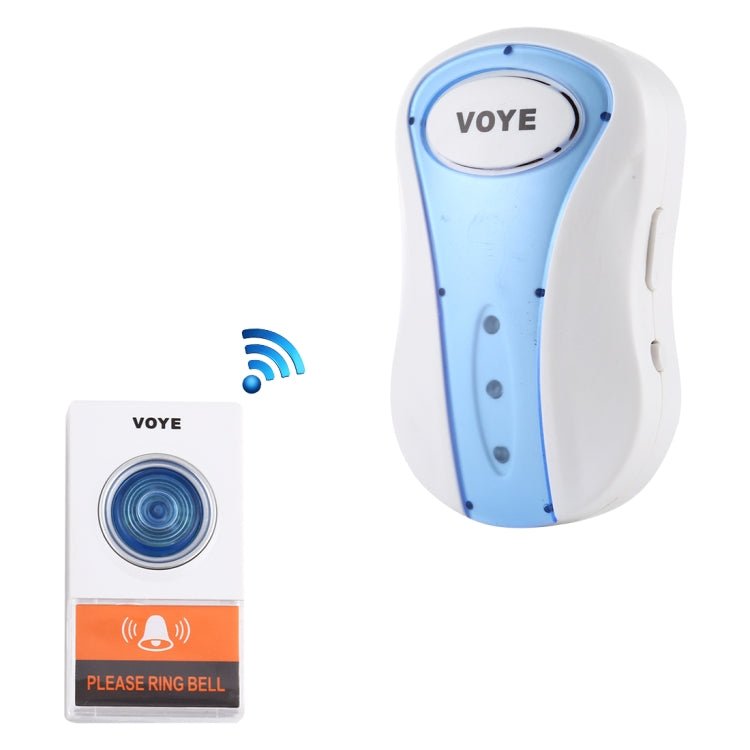 VOYE V008A Home Music Remote Control Wireless Doorbell with 38 Polyphony Sounds, US Plug - Trustpick