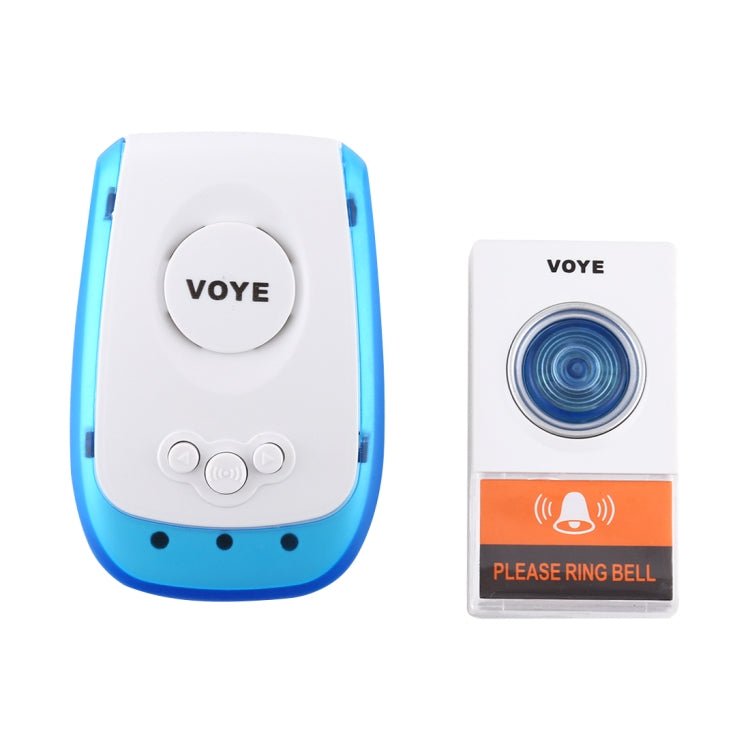 VOYE V009A Home Music Remote Control Wireless Doorbell with 38 Polyphony Sounds, US Plug - Trustpick
