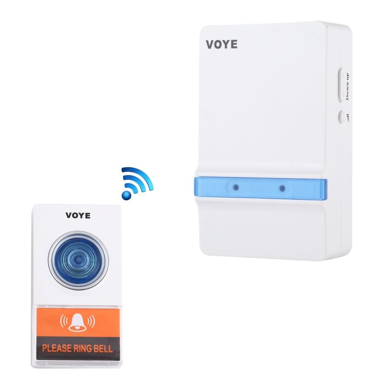 VOYE V012A Home Music Remote Control Wireless Doorbell with 38 Polyphony Sounds - Trustpick