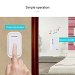 VOYE V015F Home Music Remote Control Wireless Doorbell with 38 Polyphony Sounds - Trustpick