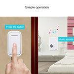 VOYE V022F Home Music Remote Control Wireless Doorbell with 38 Polyphony Sounds - Trustpick