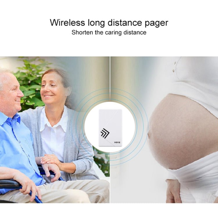 VOYE V022F Home Music Remote Control Wireless Doorbell with 38 Polyphony Sounds - Trustpick